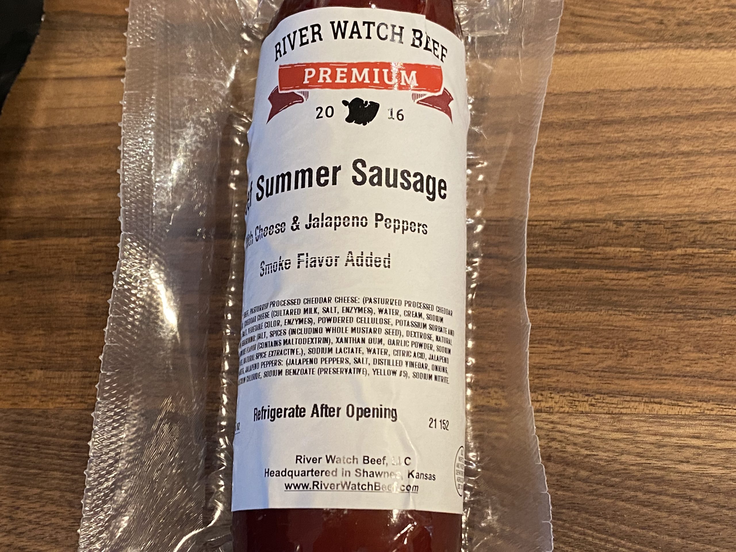 Summer Sausage with Cheese and Jalapenos – $6.39/LB – Wilson Beef