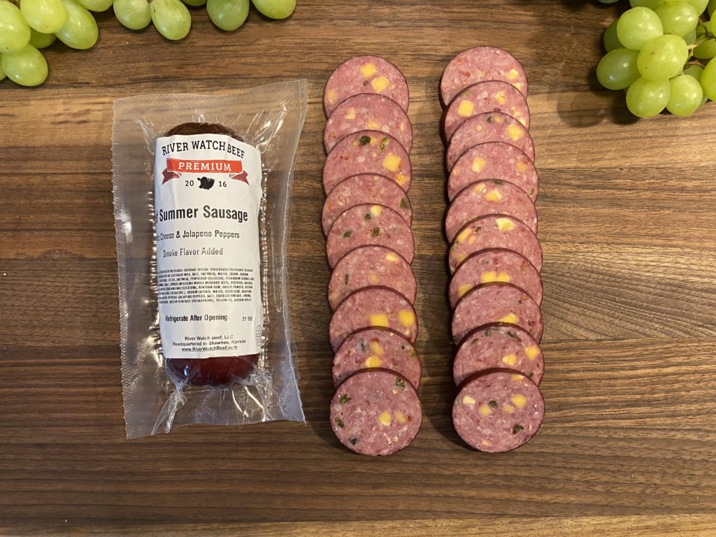 Beef Summer Sausage W/ Cheese And Jalapeno (8 Oz.) | Small Batch