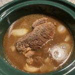 Chuck Roast Cooking in Crock Pot